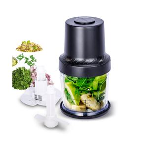 크루거 1L 멀티 미니쵸퍼 KRC-4301B 전동 마늘 고기 야채 이유식 다지기 미니 믹서기