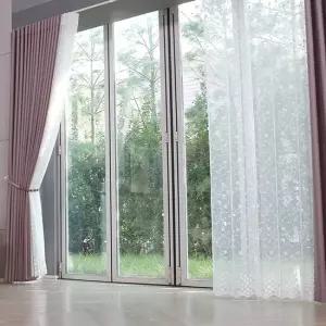 [지나송]아그네스 형상기억 레일형 암막커튼 대형(440×230cm)