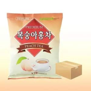 대호 복숭아홍차 1kg x 12개 아이스티 파우더 차음료
