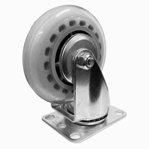 대진종합상사 경량형 무소음 DM 4인치 캐스터 PB 구르마 바퀴 교체용 산업용 일반용 투명색 인라인 고정 회전