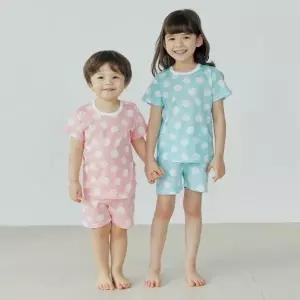 [보리보리/아이숲]비스켓 반팔실내복(3color)