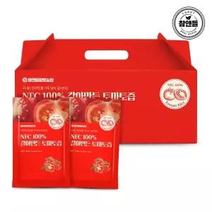 참앤들황토농원 NFC 100갈아만든 토마토즙 100ml x 30포 1박스