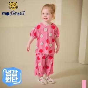 [몰리멜리] 애플주름쿨링상하복