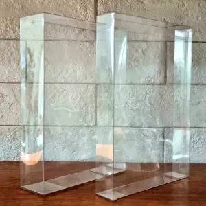 투명 액자 포장 케이스 캘리그라피 용품 투명 상자 PET  5x7사이즈  5매