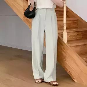 [코코블랑] [코코메이드]노튼 투핀턱 밴딩슬랙스(숏,미들,롱)