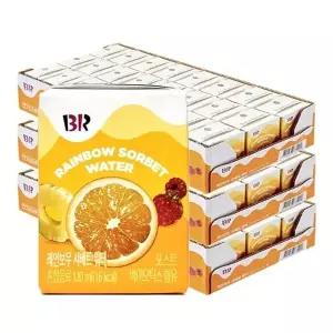 배스킨라빈스 과즙워터 레인보우샤베트 120ml x 72개