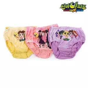 피앤디 신비아파트 샤니 여아 팬티 3종세트 (택1)/어린이/유아/심플/디자인/여자/아이/순면/삼각/아동/펜티