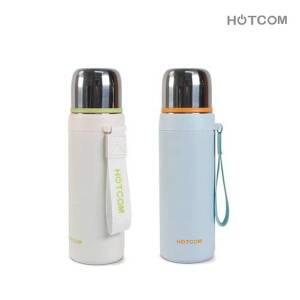 [핫콤] 스트랩 원터치 텀블러 보온병 데일리 보냉병 500ml HCB-501