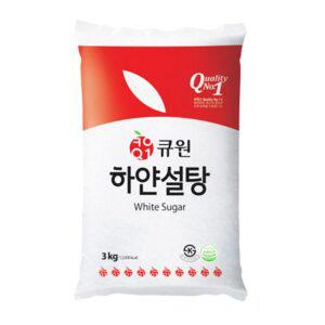 큐원 하얀설탕 3kg x 1개