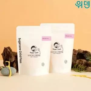 [위덴]제로웨이스트 일회용 사탕수수 어린이치실 150P