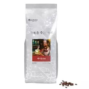 맥널티 행복을 주는 커피 헤이즐넛향 홀빈원두 1kg