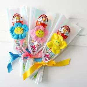 오로라 졸업식 스마일 인형 꽃다발 사탕 킨더조이 유치원 발표회 학예회 재롱잔치 어린이집 졸업 비누꽃