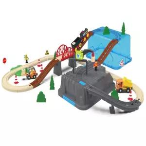 엔지니어링 전동기차세트 두뇌개발 트랙장난감 기차레일