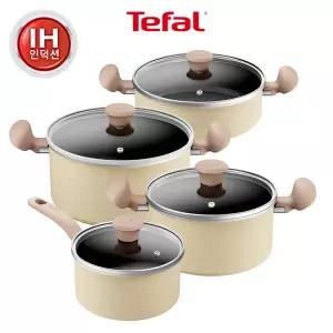 [테팔] 데이지 인덕션 냄비 4종 풀세트(편18+양20+24+전24)