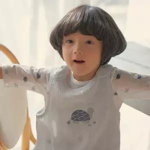 [아가방][더센트럴] 아가방 여름 톨토스거즈수면조끼(BLUE)_01S357501