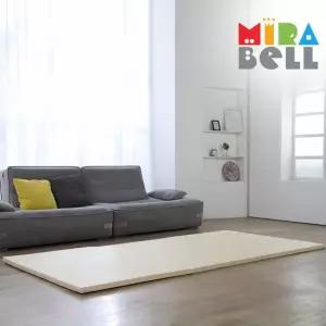 [미라벨] 아기유아 놀이방 2단폴더매트 층간소음방지 제로갭 노틈새 매트 향균형 100x200