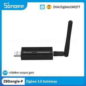 SONOFF ZBDongle-P Zigbee 3.0 USB 동글 플러스 게이트웨이 지원 홈 어시스턴트 ZHA Sonoff 시리즈
