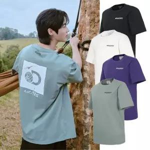 갤러리아 [25S] 디스커버리 프레시벤트 워싱 박스 로고 반팔티셔츠 DXRS8R053