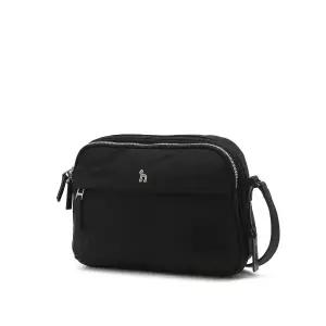 [롯데백화점]헤지스ACC [인기신상]HJBA5E710BK_남여공용 나일론 로고 지퍼크로스백(도난방지)