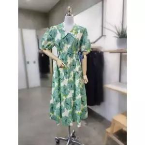 [갤러리아] ABFZ[2컬러]플라워 스트링 벌륜소매 원피스(ABZ2HO01)