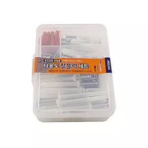 콘크리트 타일용 다용도 칼블럭 세트/칼브럭세트/고정피스/나사피스세트/가구용나사/목공용나사못/나무용나