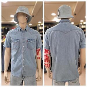 리바이스 클래식 웨스턴 반팔 데님셔츠 86626-14