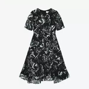 [하프클럽/베스띠벨리]베스띠벨리  25여름 랩 언발 벨티드 반팔 원피스E2530