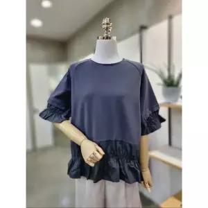 갤러리아 ABFZ 루즈핏 밑단 스트링 티셔츠(ABZ2NK37)