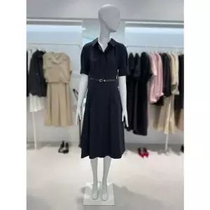 [NS홈쇼핑][단독] 벨티드 셔츠 플레어 원피스 (Z252MSE102)[35207925]