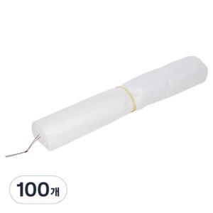 담다 재활용 평판 비닐 봉투 투명 100개 70L