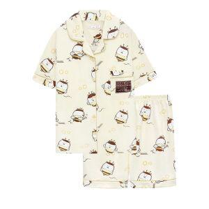 꿀벌 담곰이 순면 농담곰 여름 잠옷 반바지 실내복 상하의세트