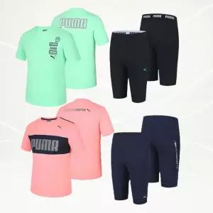 매장정품 푸마 키즈 여름 트레이닝복 4종 세트 TKD9293 1112673