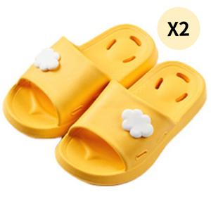 베이비플라넷 유아 욕실화 슬리퍼 오렌지 2세트 200mm
