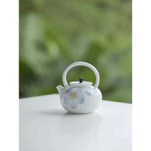 티포트 165ml 차실 티팟 제품 수회 차우리기 다관 다실 다기 티룸 해당 차호 도자기