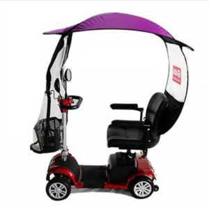 전동차 캐노피 오토바이 비가리개 빛 차양막 24V 레드 로즈 가리개 제품