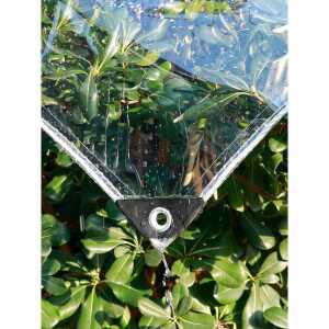 투명 야외 방수 천막 제품 방풍비닐 우레탄 3x4m 커튼