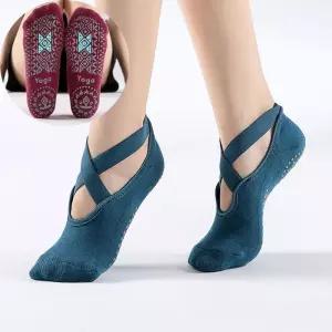 여성 요가양말 논슬립 토삭스 무용 필라테스양말 톡톡 덧신 2켤레 세트