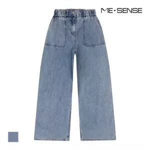 [미센스] 밴딩 워싱 와이드 데님팬츠_MB44DPM206Z