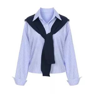 [롯데백화점]샐리 숄 레이어드 ST 셔츠_I5C-CSH001