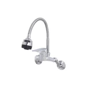 S2001 고급형 싱크대수전 수도꼭지 씽크대 주방수전 코브라 씽크수전 주방수도 벽붙이 자바라