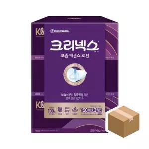 크리넥스 각티슈 보습 에센스 로션 150매X3입 6팩/화장지/미용티슈/선물용/티슈/부드러운/미용/곽티슈/여행