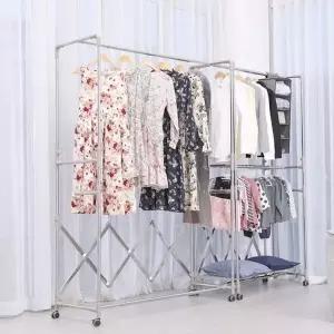 [까사마루][2022년 최신상] 접이식 NEW 3단행거_