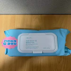 식물나라 제주 탄산수 딥 클렌징티슈 80매 2개