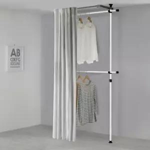 왕자 심플2단커튼행거_선택형B타입