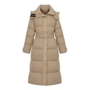 [페이지플린] 사이드버튼벨티드롱후드패딩_P5DPD014A