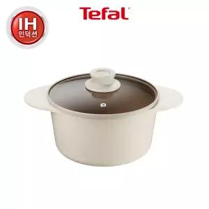 [테팔] 세라믹 인덕션 주물 아이콘 오트 밀크 양수냄비 20cm