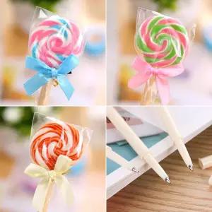 롤리팝 캔디 볼펜 잘써지는 부드러운 필기구 귀여운 학용품 선물용 사탕 특이한 필기감좋은