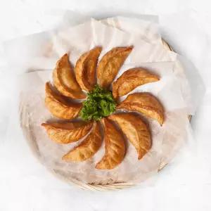 [보영만두] 군만두 1kg 2팩 (고기,김치 /맛 선택 가능)