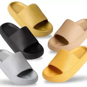 푹신한 실내화 슬리퍼 가벼운 eva 슬리퍼 통통 거실화 쿠션