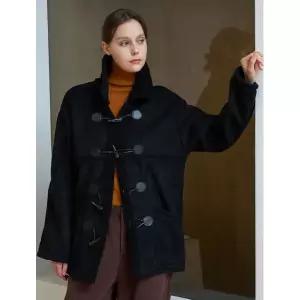 [하프클럽/보니스팍스]양털 더플무스탕 코트 (XP1JH004L0)